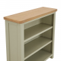 Marbury Sage Green Painted Small Low Bookcase