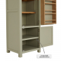 Marbury Sage Green Painted Single Kitchen Larder Pantry Cupboard