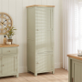 Marbury Sage Green Painted Single Kitchen Larder Pantry Cupboard