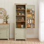 Marbury Sage Green Painted Single Kitchen Larder Pantry Cupboard