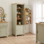 Marbury Sage Green Painted Single Kitchen Larder Pantry Cupboard