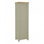 Marbury Sage Green Painted Single Hallway Coat & Shoe Cupboard