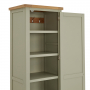 Marbury Sage Green Painted Single Hallway Coat & Shoe Cupboard