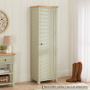 Marbury Sage Green Painted Single Hallway Coat & Shoe Cupboard