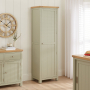 Marbury Sage Green Painted Single Shaker Kitchen Pantry Cupboard