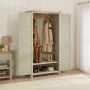 Marbury Sage Green Painted Double Hallway Coat & Shoe Cupboard