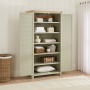 Marbury Sage Green Painted Double Shaker Linen Cupboard