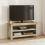 Marbury Sage Green Painted Small TV Unit Stand – Up to 50” TV Size