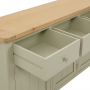 Marbury Sage Green Painted Extra Large 4 Drawer 4 Door Sideboard