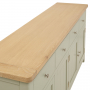 Marbury Sage Green Painted Extra Large 4 Drawer 4 Door Sideboard