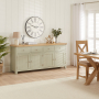 Marbury Sage Green Painted Extra Large 4 Drawer 4 Door Sideboard