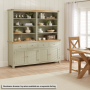 Marbury Sage Green Painted Extra Large 4 Drawer 4 Door Sideboard