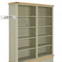 Marbury Sage Green Painted Grand Double Library Bookcase with 2 Drawers