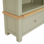 Marbury Sage Green Painted Grand Double Library Bookcase with 2 Drawers