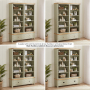 Marbury Sage Green Painted Grand Double Library Bookcase with 2 Drawers