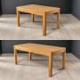 Soho Oak Medium Extending Dining Table – to seat 4 to 6 people