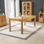 Soho Oak Medium Extending Dining Table – to seat 4 to 6 people