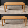 Soho Oak Large Extension Dining Table 180-220cm