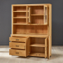 Soho Oak Large Glazed Dresser