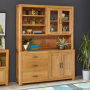 Soho Oak Large Glazed Dresser