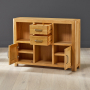 Soho Oak Low Open Display Shelf Unit 