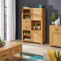 Soho Oak Tall Open Display Shelf Unit 