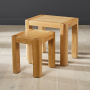 Soho Oak Nest of 2 Tables