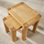 Soho Oak Nest of 2 Tables