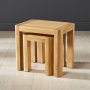 Soho Oak Nest of 2 Tables