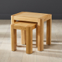 Soho Oak Nest of 2 Tables