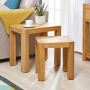 Soho Oak Nest of 2 Tables