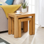 Soho Oak Nest of 2 Tables