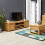 Soho Oak Extra Large Widescreen TV Unit - Up to 80” TV Size