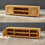 Soho Oak Extra Large Widescreen TV Unit - Up to 80” TV Size