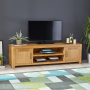 Soho Oak Extra Large Widescreen TV Unit - Up to 80” TV Size