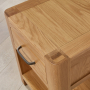 Soho Oak 1 Drawer Lamp Side Table