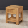 Soho Oak 1 Drawer Lamp Side Table