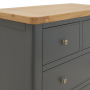 Marbury Slate Grey Painted 2 over 3 Drawer Chest