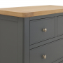 Marbury Slate Grey Painted 2 over 4 Drawer Chest