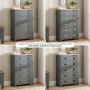 Marbury Slate Grey Painted 2 over 4 Drawer Chest