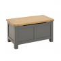 Marbury Slate Grey Painted Blanket Bedding Box