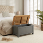 Marbury Slate Grey Painted Blanket Bedding Box