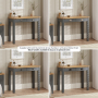 Marbury Slate Grey Painted 2 Drawer Dressing Table Desk