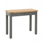 Marbury Slate Grey Painted 2 Drawer Dressing Table Desk