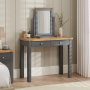 Marbury Slate Grey Painted 2 Drawer Dressing Table Set with Mirror