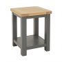 Marbury Slate Grey Painted Lamp Side Table