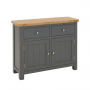 Marbury Slate Grey Painted Medium 2 Door 2 Drawer Sideboard