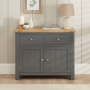 Marbury Slate Grey Painted Medium 2 Door 2 Drawer Sideboard