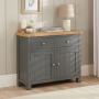 Marbury Slate Grey Painted Medium 2 Door 2 Drawer Sideboard