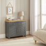 Marbury Slate Grey Painted Medium 2 Door 2 Drawer Sideboard